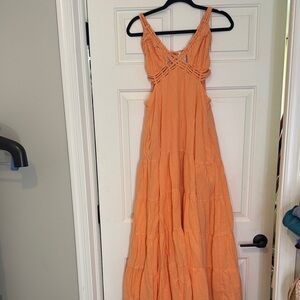 Free People | Dresses | Free People Carissa Tee Washed Black Short Sleeve  Crew Neck Maxi Dress Medium | Poshmark
